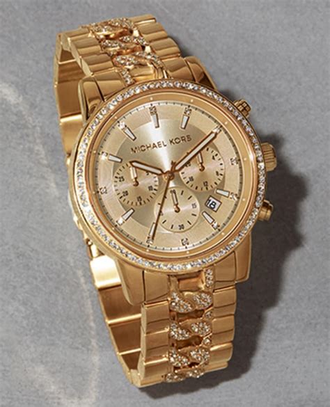 Michael Kors: Gold Watches & Jewelry 